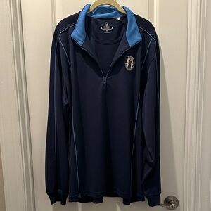 US Open Pinehurst Men's Navy Blue Quarter-Zip Jacket